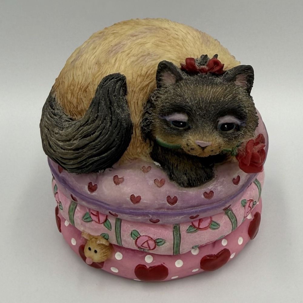 Danbury Mint Gary Patterson Cat Calendar FEBRUARY Replacement Figurine